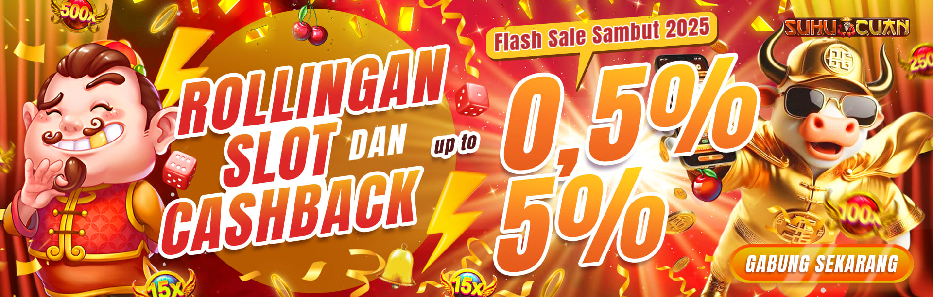 SUHU FLASH SALE 2025 GAME SLOT