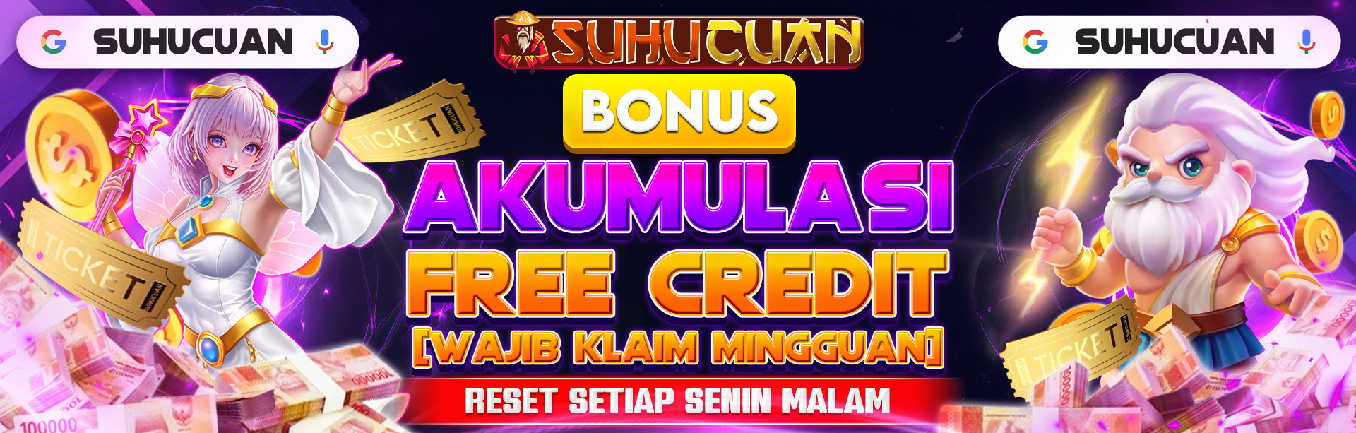 BONUS FREE CREDIT AKUMULASI DEPO MINGGUAN