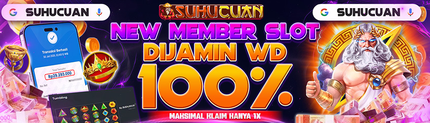 BONUS NEW MEMBER SLOT 100%