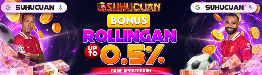 BONUS MINGGUAN KOMISI ROLLINGAN SPORTS [UP TO ]0.5%
